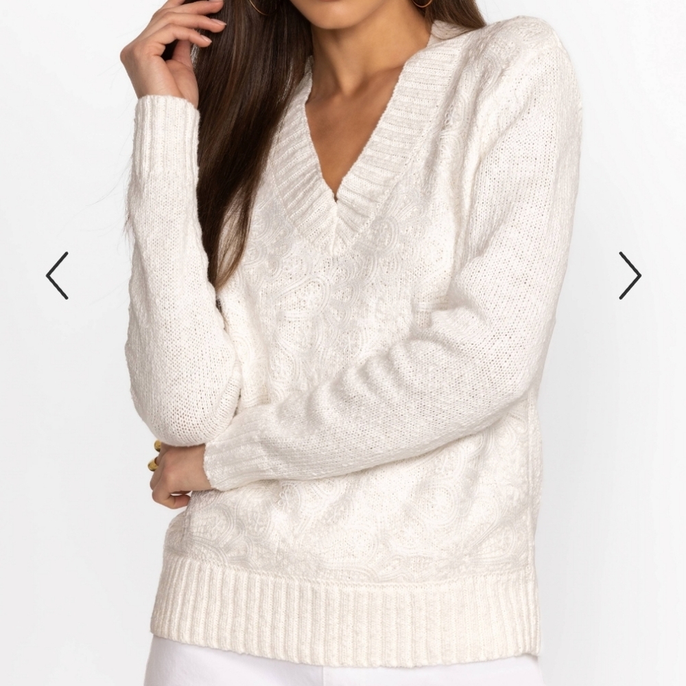 Johnny Was Shona Lace Pullover
